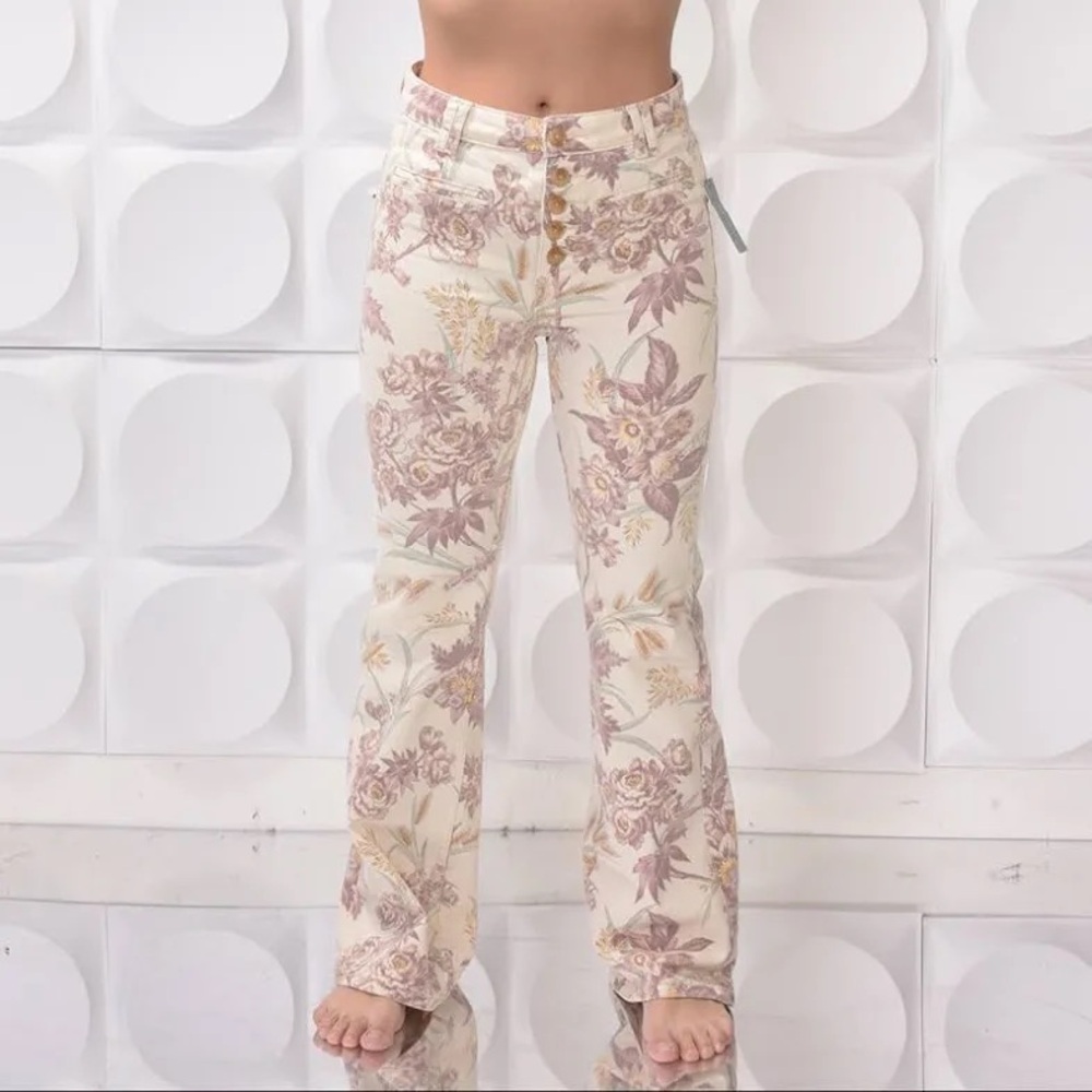 Anthropologie High Rise Bootcut Trouser